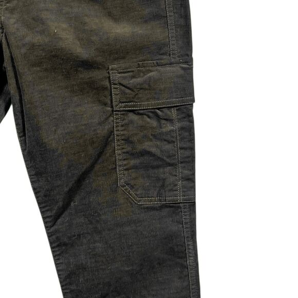 Vince Women’s Pants 2 Olive Cargo Skinny Slim Stretch Corduroy Cotton Classic - Picture 8 of 9